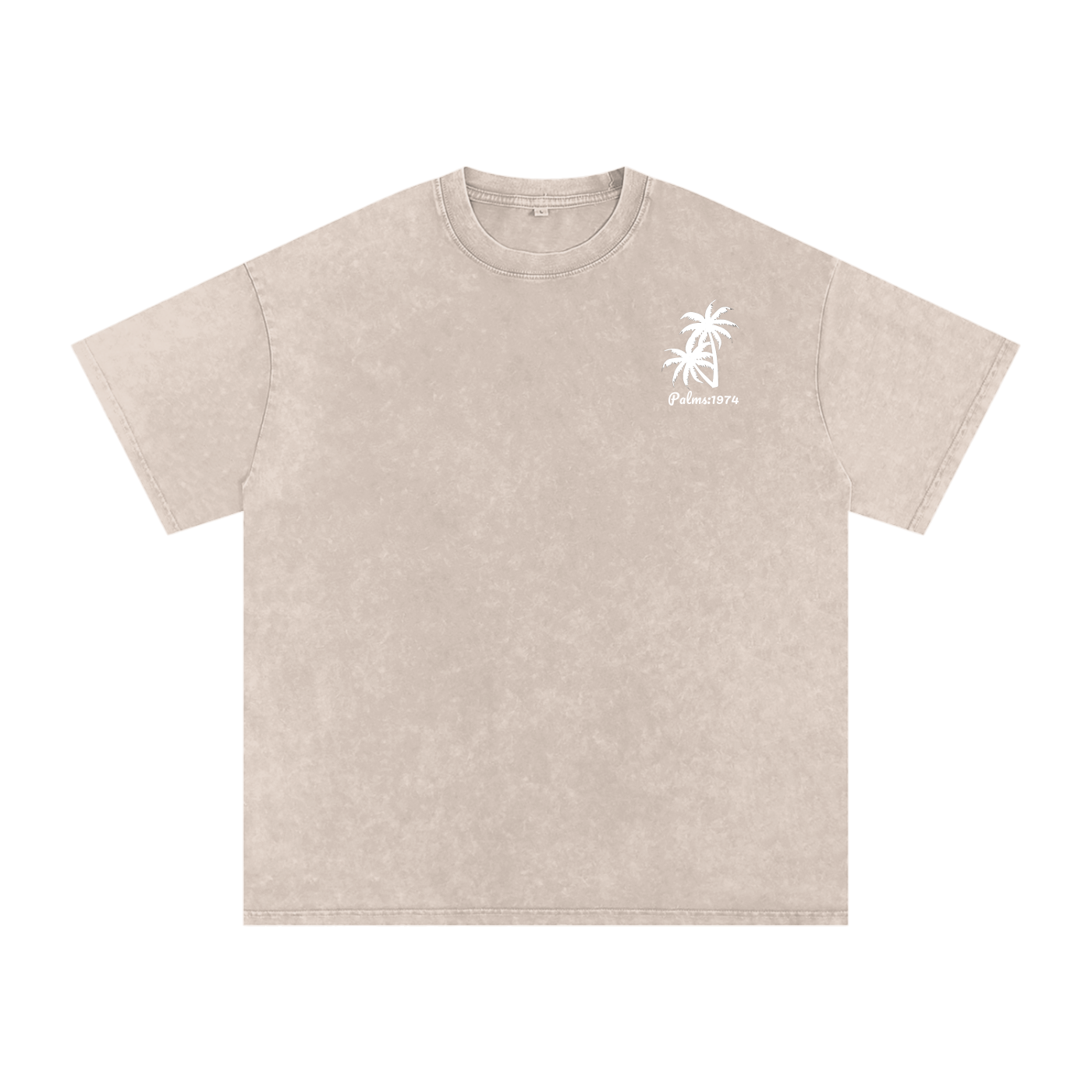 Palms Acid Wash Oversize T-Shirt