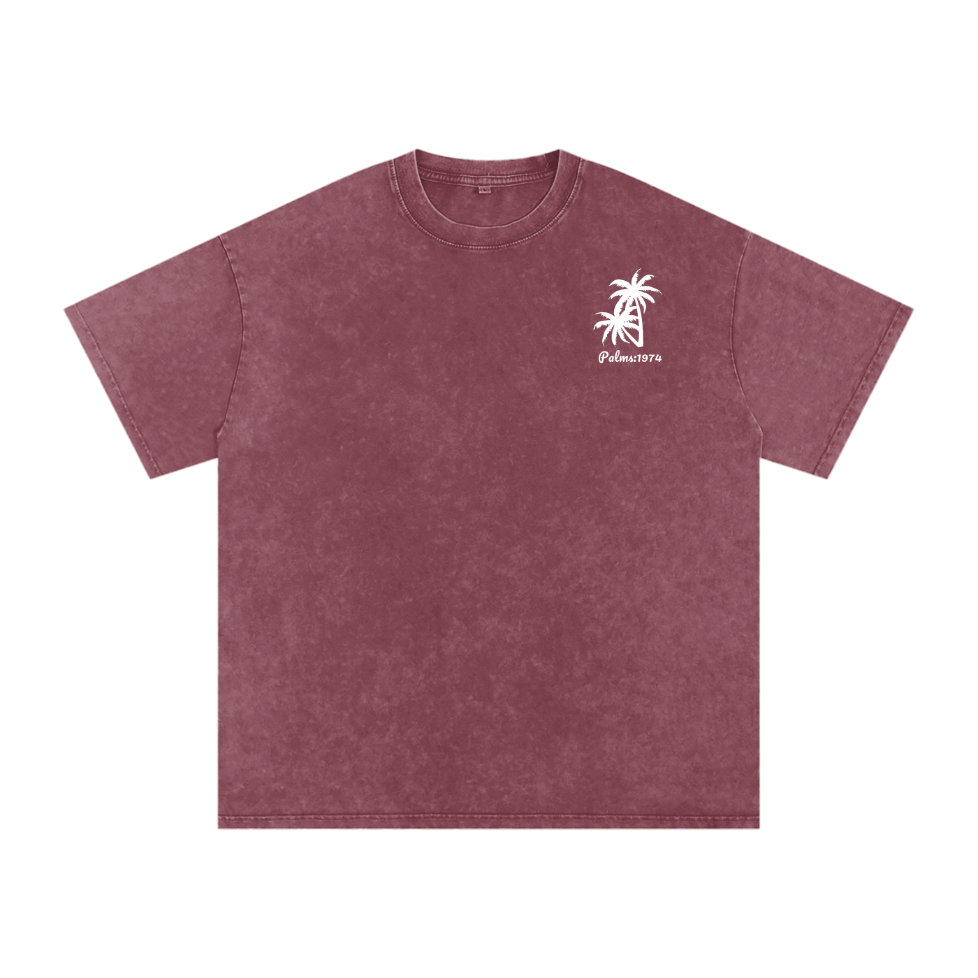 Palms Acid Wash Oversize T-Shirt