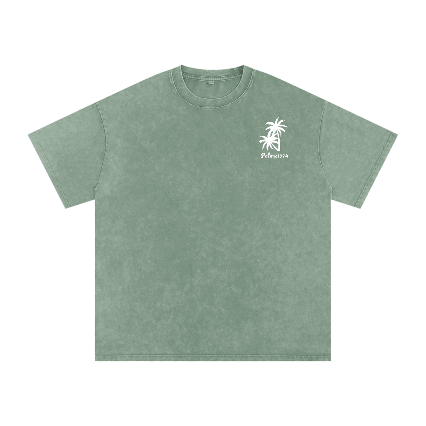 Palms Acid Wash Oversize T-Shirt